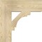 Ekena Millwork Merced Block Rough Sawn Bracket, Douglas Fir, 6"W x 22"D x 22"H BKT06X22X22MRC05RDF - alternate 2